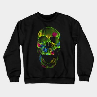 Neon Skull Crewneck Sweatshirt